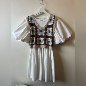 En Saison Women’s White Shirt Dress